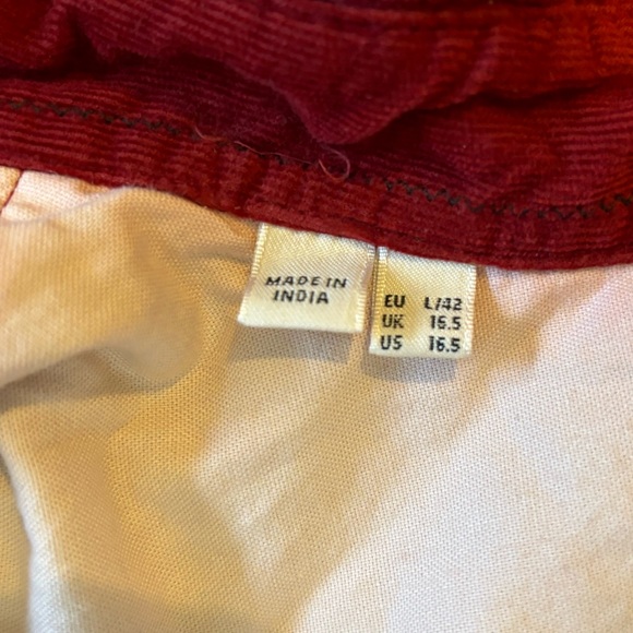 Selected Homme corduroy button down shirt 16.5 - Picture 4 of 5